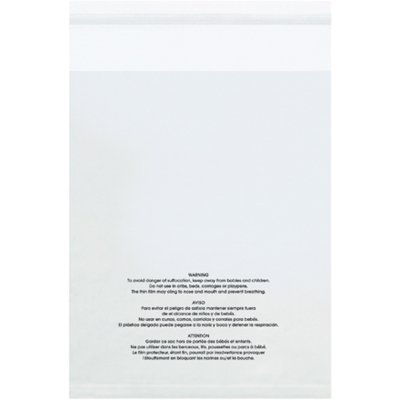 Resealable Suffocation Warning Bags with Vent Holes