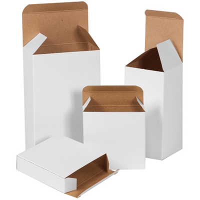 White Reverse Tuck Cartons
