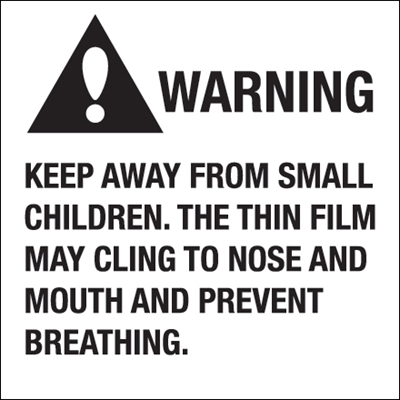 Suffocation Warning
