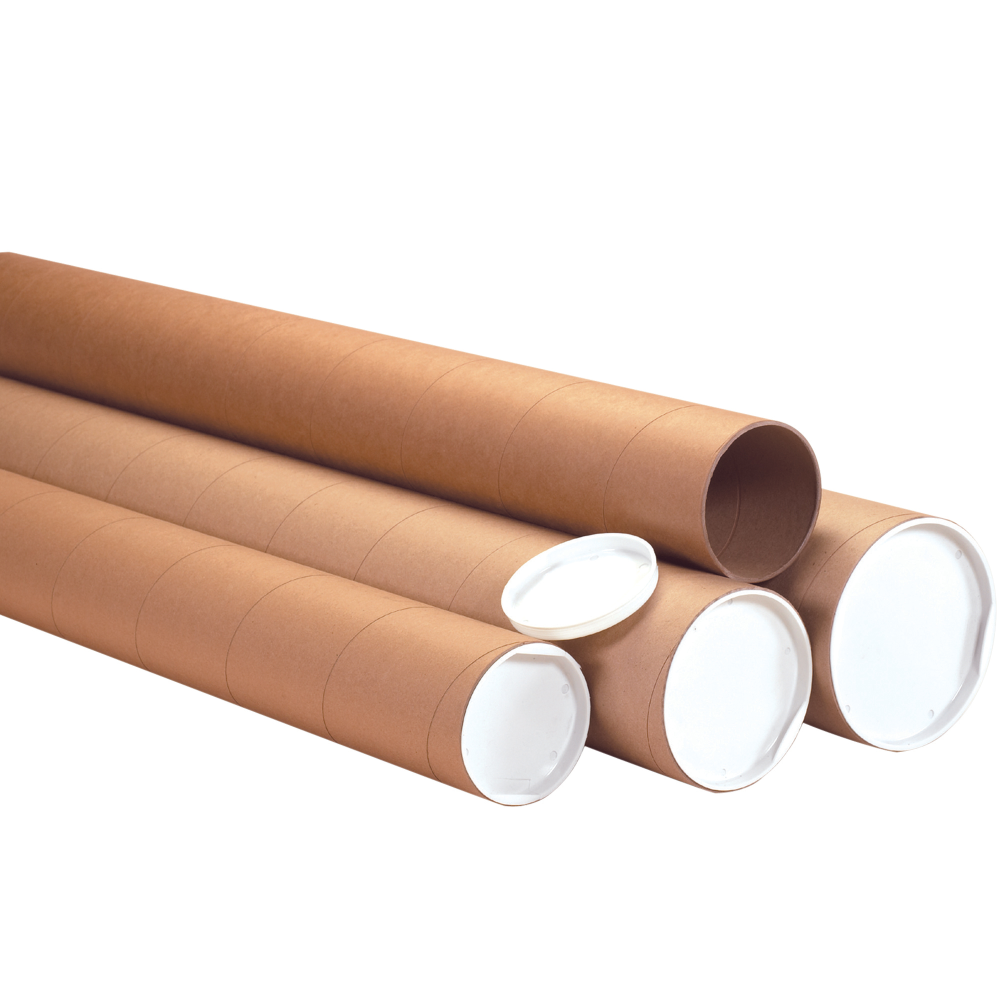 Heavy-Duty Kraft Tubes-3" Diameter