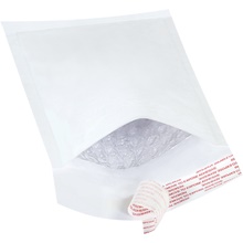 25-4 x 8" White (25 Pack) #000 Self-Seal Bubble Mailers