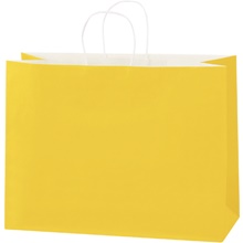 250-16 x 6 x 12" Buttercup Tinted Shopping Bags