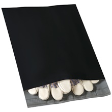 100-10 x 13" Black Poly Mailers