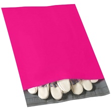 100-10 x 13" Pink Poly Mailers