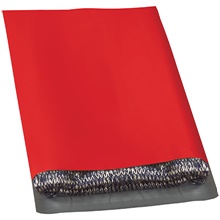 100-12 x 15 1/2" Red Poly Mailers