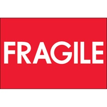 2 x 3" - "Fragile" (High Gloss) Labels