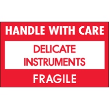 3 x 5" - "Delicate Instruments - HWC" Labels