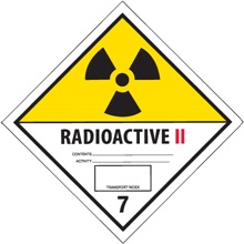 4 x 4" - "Radioactive II" Labels