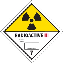 4 x 4" - "Radioactive III" Labels