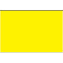 2 x 3" Fluorescent Yellow Inventory Rectangle Labels