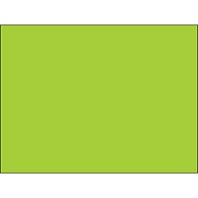 3 x 4" Fluorescent Green Inventory Rectangle Labels