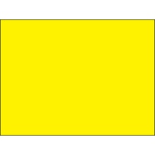 3 x 4" Fluorescent Yellow Inventory Rectangle Labels