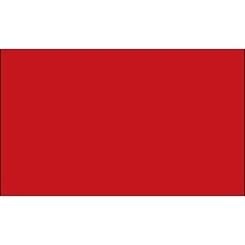 3 x 5" Red Inventory Rectangle Labels