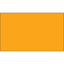3 x 5" Fluorescent Orange Inventory Rectangle Labels