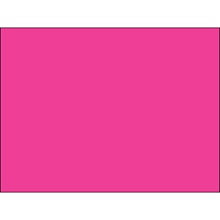 5 x 7" Fluorescent Pink Inventory Rectangle Labels