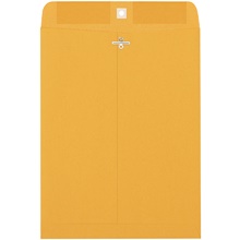 500-9 x 12" Kraft Clasp Envelopes
