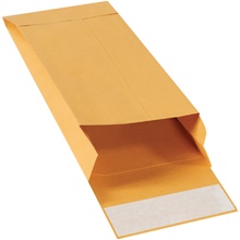 100-5 x 11 x 2" Kraft Expandable Self-Seal Envelopes