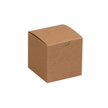 100-3 x 3 x 3" Kraft Gift Boxes