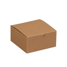 100-4 x 4 x 2" Kraft Gift Boxes