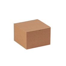 100-6 x 6 x 4" Kraft Gift Boxes