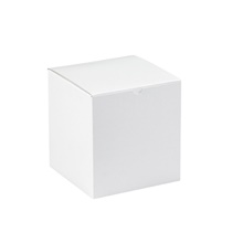 50-8 x 8 x 8 1/2" White Gift Boxes