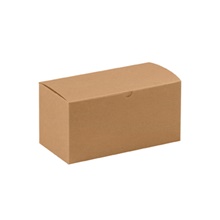 100-9 x 4 1/2 x 4 1/2" Kraft Gift Boxes