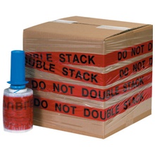 6-5" x 80 Gauge x 500' "DO NOT DOUBLE STACK" Goodwrappers® Identi-Wrap