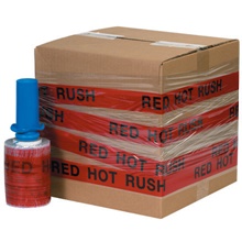 6-5" x 80 Gauge x 500' "RED HOT RUSH" Goodwrappers® Identi-Wrap