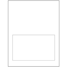 7 x 4 ¼” Label Size Integrated Labels-1 Label per Sheet