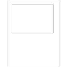 6 13/16 x 4 3/4" Label Size Integrated Labels-1 Label per Sheet