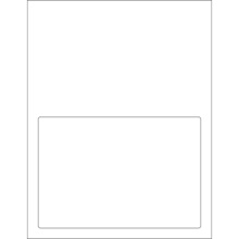 7 1/2 x 5 1/8" Label Size Integrated Labels-1 Label per Sheet