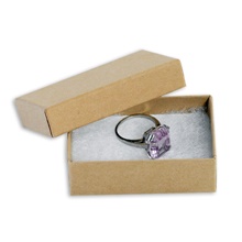 100-2 1/2 x 1 1/2 x 7/8" Kraft Jewelry Boxes