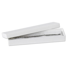 100-8 x 2 x 7/8" White Jewelry Boxes