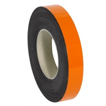 1" x 50' - Orange Warehouse Labels - Magnetic Rolls