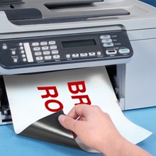 8 1/2 x 11" Magnetic Sheet  (10 labels per sheet)
