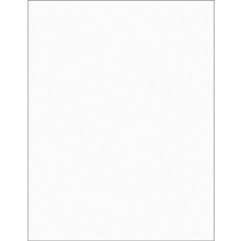 8 1/2 x 11" Clear Rectangle Laser Labels-1 Label per Sheet