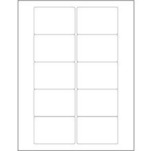 3 x 2" Weather-Resistant Laser Labels-10 Labels per Sheet