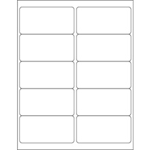 4 x 2" Weather-Resistant Laser Labels-10 Labels per Sheet