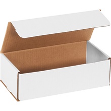 50-10 x 5 x 3" White Corrugated Mailers