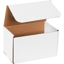 50-10 x 6 x 5" White Corrugated Mailers