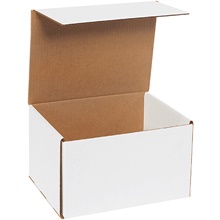 50-10 x 8 x 6" White Corrugated Mailers
