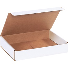 50-11 x 8 x 2" White Corrugated Mailers
