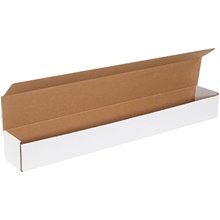 50-36 1/4 x 4 7/8 x 4" White Corrugated Mailers