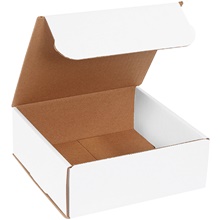 50-8 x 8 x 3" White Corrugated Mailers