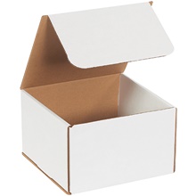 50-8 x 8 x 5" White Corrugated Mailers