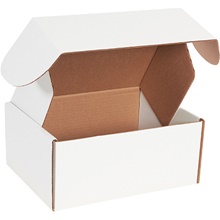 50-11 1/8 x 8 3/4 x 5" White Deluxe Literature Mailers