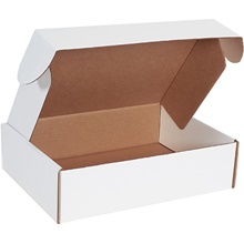 50-15 1/8 x 11 1/8 x 4" White Deluxe Literature Mailers