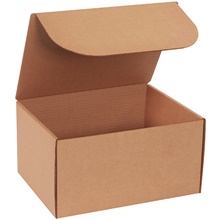 50-12 1/8 x 9 1/4 x 6 1/2" Kraft Literature Mailers
