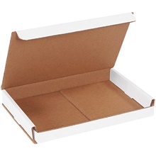 50-9 x 6 x 1" White Corrugated Mailers