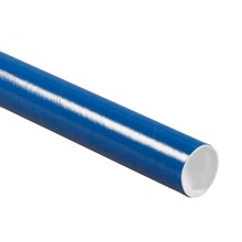 2 x 6" Blue Tubes with Caps